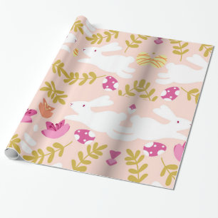 Happy Rabbit Wrapping Paper
