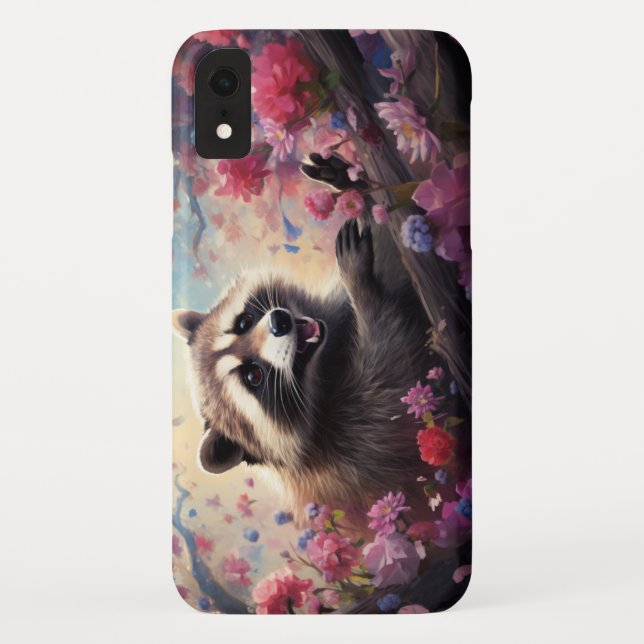Happy Racoon iPhone / iPad case (Back)