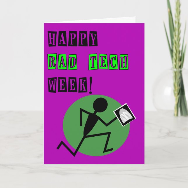 Happy Rad Tech Week Cards (Front)