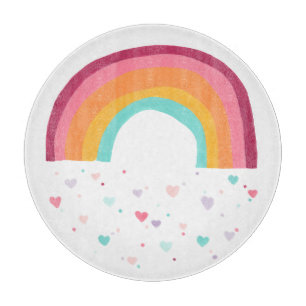 Happy Rainbow Magic Cutting Board
