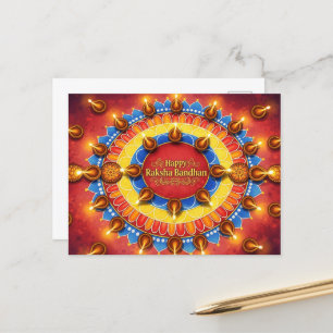 Happy Rakhi, Raksha Bandhan Postcard