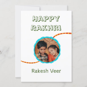 Happy Rakhri veer, Rakhi or Raksha bandhan Card