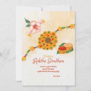 Happy Raksha Bandhan Greeting Card