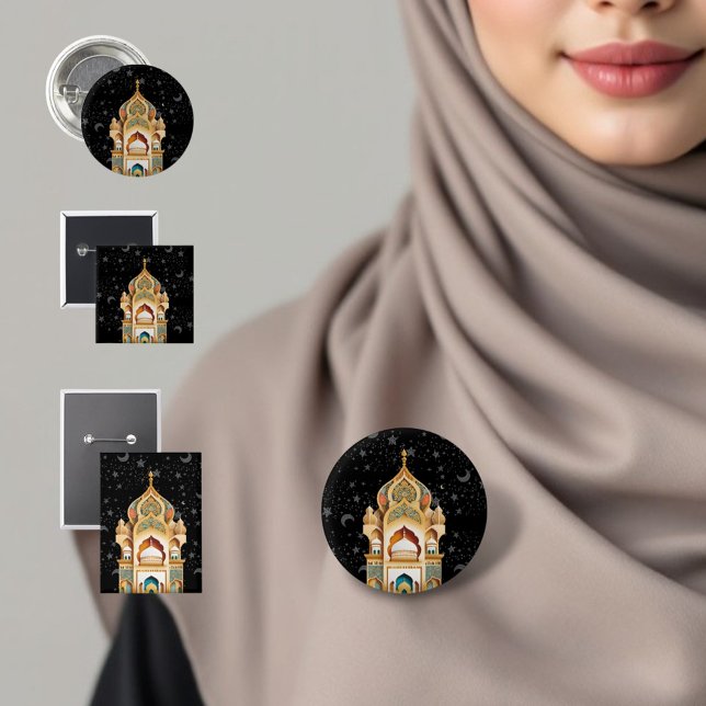 happy Ramadan 1 Inch Round Button (Creator Uploaded)