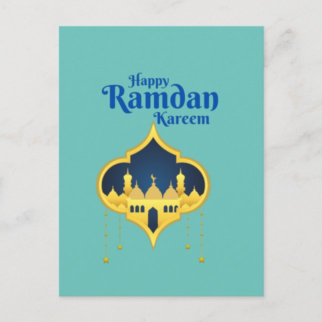 Happy Ramadan Kareem 2022  Postcard (Front)