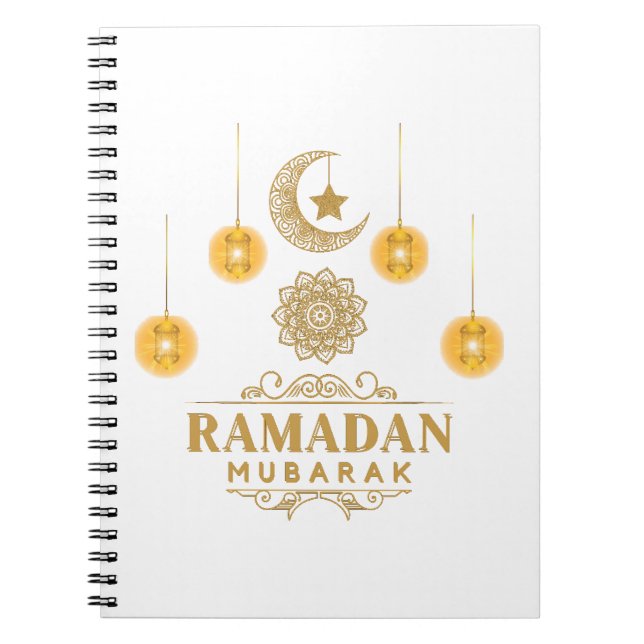 Happy Ramadan Kareem And Eid Mubarak 2023 Holiday  Notebook (Front)