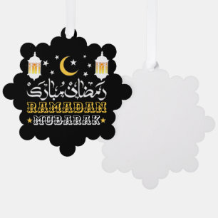 HAPPY RAMADAN MUBARAK KAREEM 2024 ORNAMENT CARD