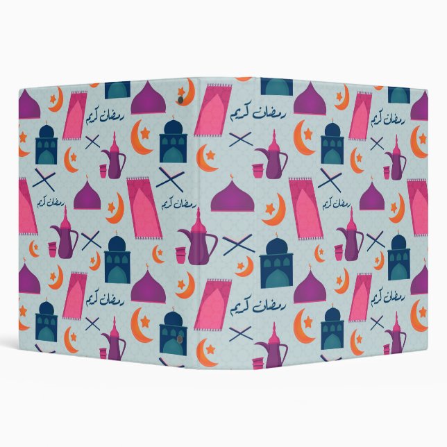 Happy Ramadan Pattern Binder (Background)