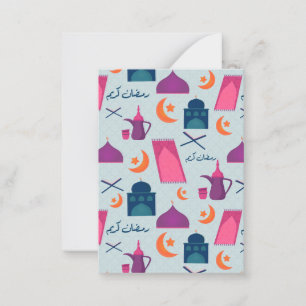 Happy Ramadan Pattern Card