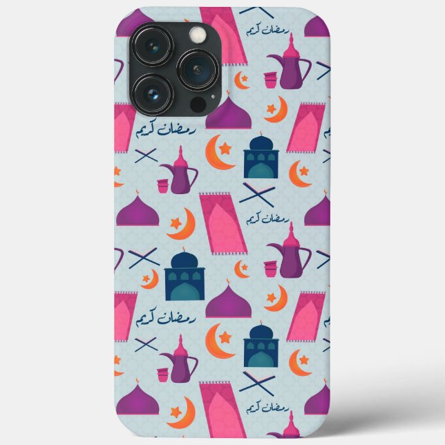 Happy Ramadan Pattern Case-Mate iPhone Case (Back)