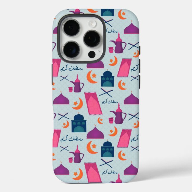Happy Ramadan Pattern Case-Mate iPhone Case (Back)