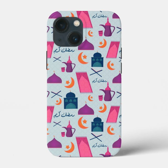 Happy Ramadan Pattern Case-Mate iPhone Case (Back)