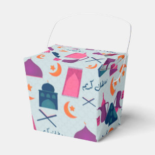 Happy Ramadan Pattern Favor Box