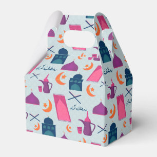 Happy Ramadan Pattern Favor Box