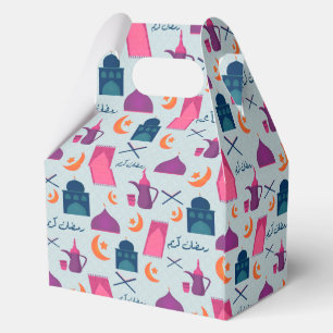 Happy Ramadan Pattern Favor Box