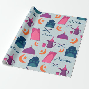 Happy Ramadan Pattern Wrapping Paper