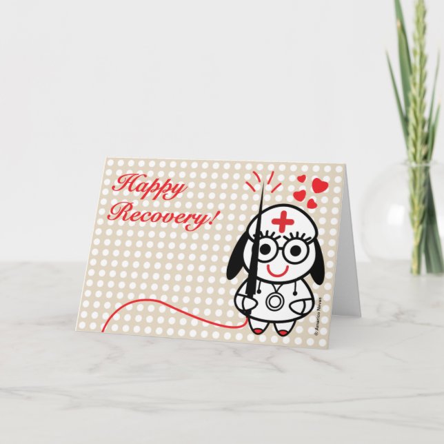 Happy Recovery Greeting Card! Card (Front)