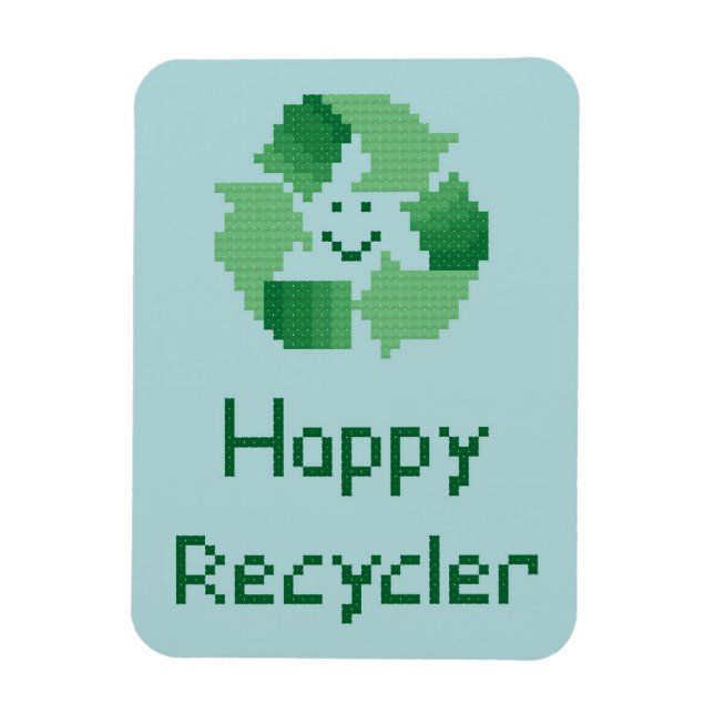 Happy Recycler Flexible Magnet (Vertical)