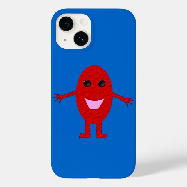Happy Red Grape Case-Mate iPhone Case (Back)