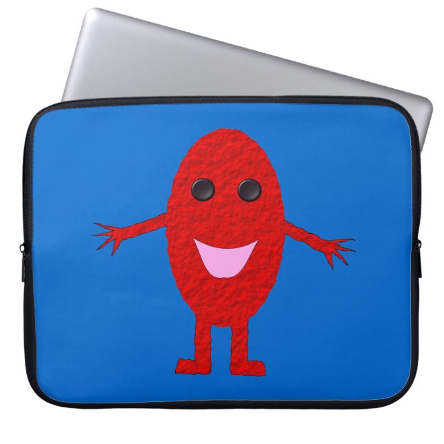 Happy Red Grape Laptop Bag (Front)