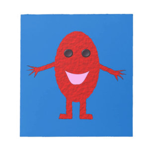 Happy Red Grape Notepad