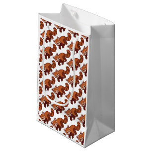 Happy Red panda petit sac cadeau