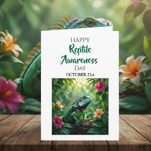 Happy Reptile Awareness Day October 21st Card