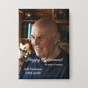 Happy retirement add name photo years of service r
