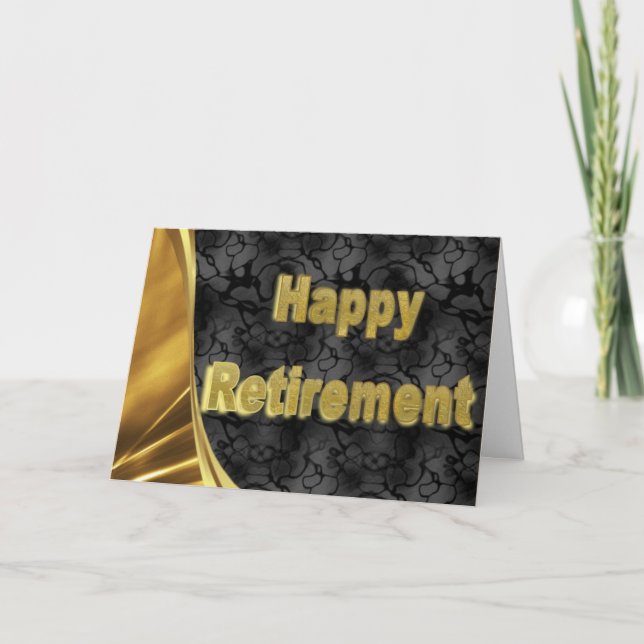 Happy Retirement Card (Front)