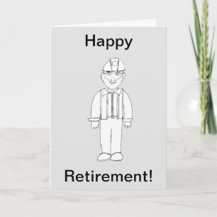 Happy Retirement Coal Miner Greeting Cards