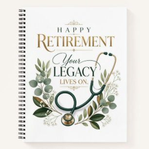 Happy Retirement Doctor Notebook