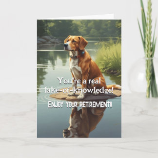 Happy Retirement Funny Folded Greeting Card