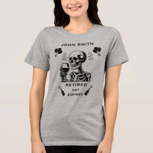 Happy Retirement Gold Party Tri-Blend Shirt
