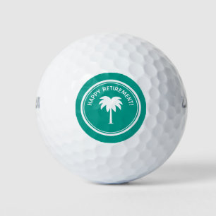 Happy Retirement golf ball set for retired person