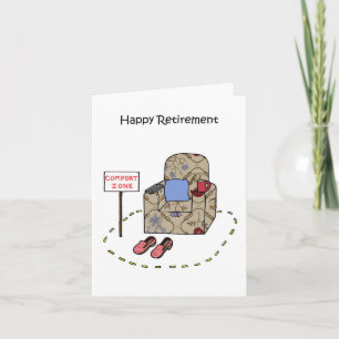 Happy Retirement Humorous Armchair Card