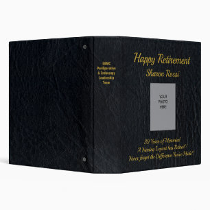 Happy Retirement Memento and Photo Binder