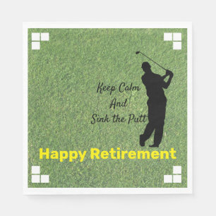 Happy Retirement Paper Napkin