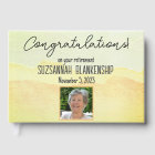 Happy Retirement Pastel Watercolor Custom