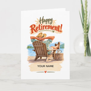 Happy Retirement Personalized Gift Card