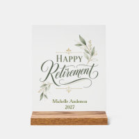 Happy Retirement Personalized Name