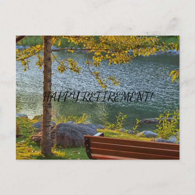 HAPPY RETIREMENT POSTCARD (Front)