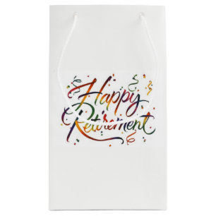Happy Retirement Small Gift Bag
