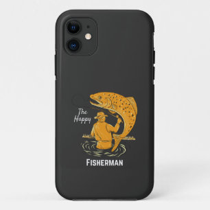 Happy Retirement The Happy Fisherman iPhone 11 Case