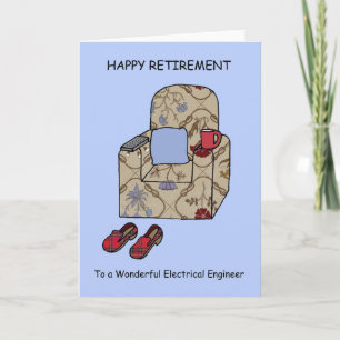 Happy Retirement to Electrical Engineer. Card