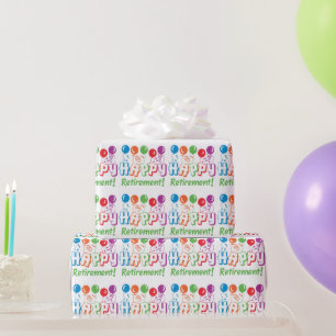 Happy Retirement Wrapping Paper