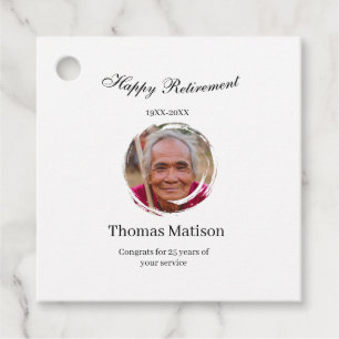Happy retirement year name circle photo retired favour tags