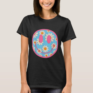 Happy Retro Daisy Smile Face Preppy Aesthetic Men T-Shirt