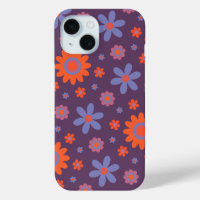  Happy Retro Flowers Cute 70s Hippie Daisy Pattern