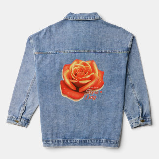 "Happy Rose Day 2025 🌹 | A Blooming Start to Love Denim Jacket