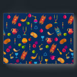 Happy Rosh Hashanah Jewish New Year Navy Pattern Envelope<br><div class="desc">Happy Rosh Hashanah Hebrew Text "Shana Tova" Jewish New Year Holiday Traditional symbols Pattern Navy Blue background. Torah,  Honey and apple,  shofar,  pomegranate,  star of David,  Rosh hashana traditional fruits,  gold decoration,  autumn,  sukkot. Judaica. Vintage Design. Hand Drawn - Invitations & Stationery > Mailing Accessories > Envelopes</div>